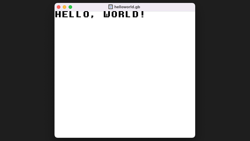 Hello, world!